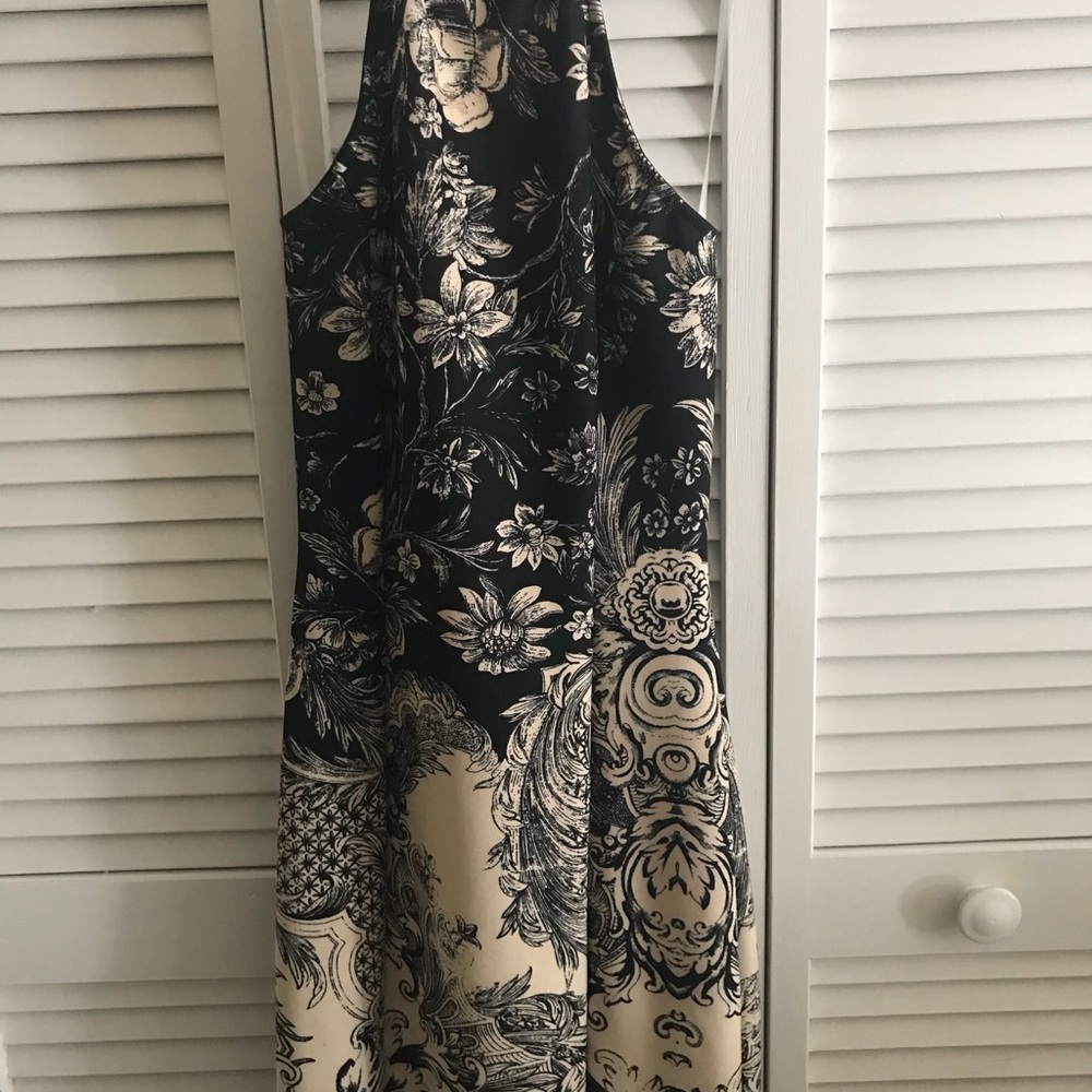Halter floral dress